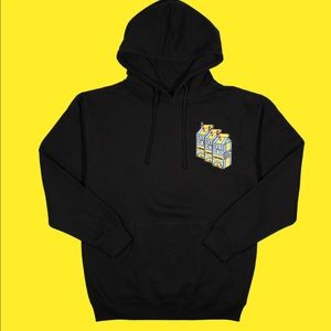 Black lyrical Lemonade triple patch hoodie.
